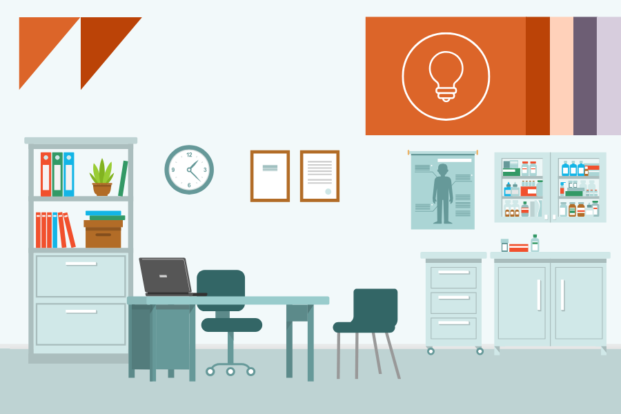 An Illustration of a doctor's office