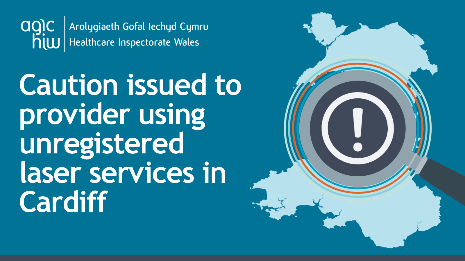 Caution issued to provider using unregistered laser services in Cardiff