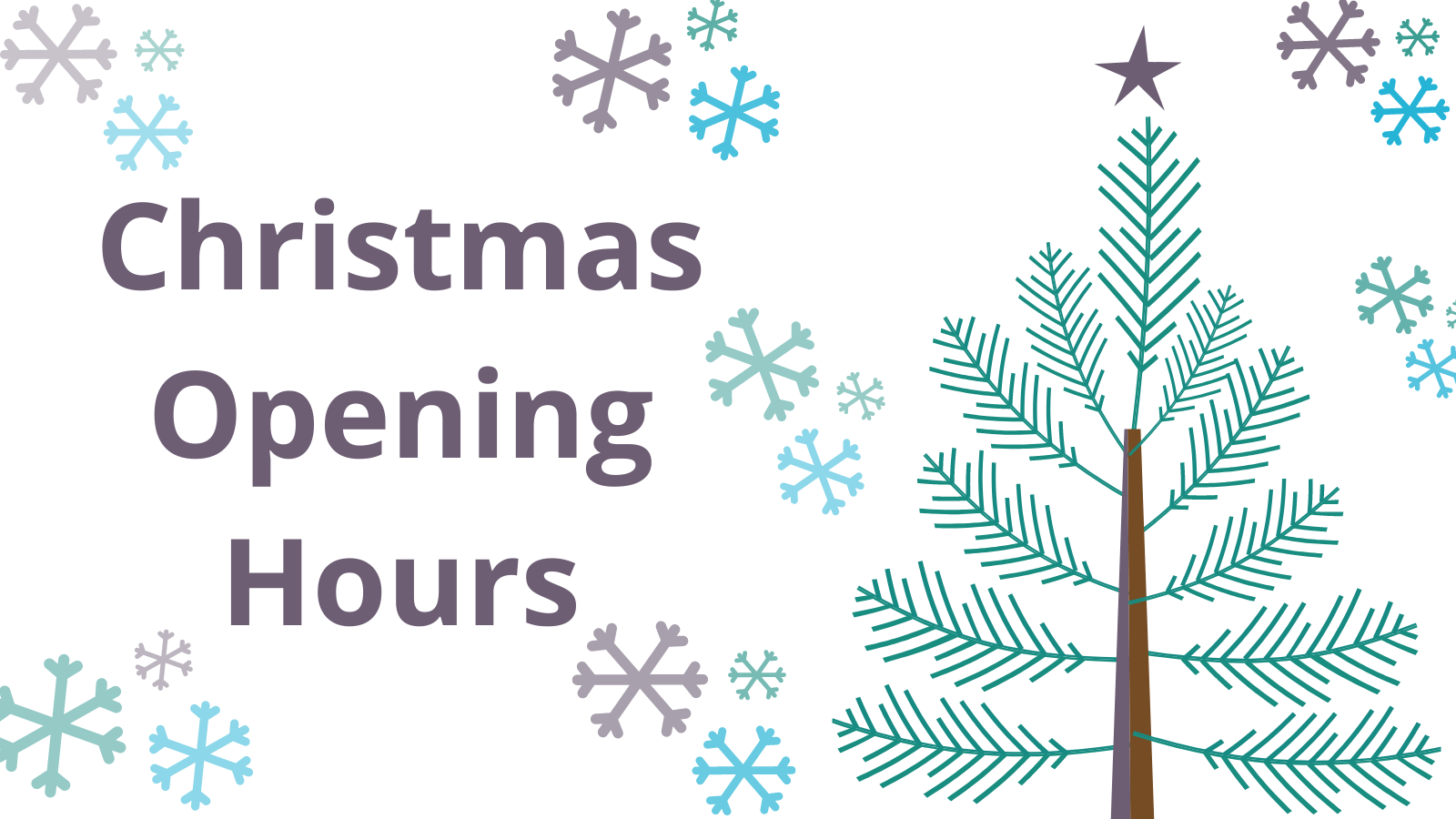 Christmas opening hours