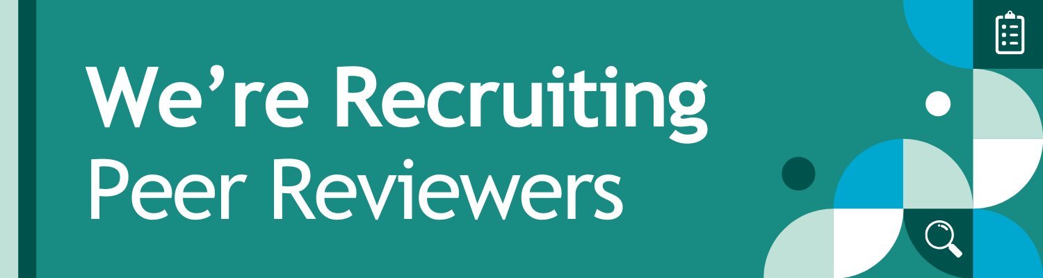 We're Recruiting Peer Reviewers