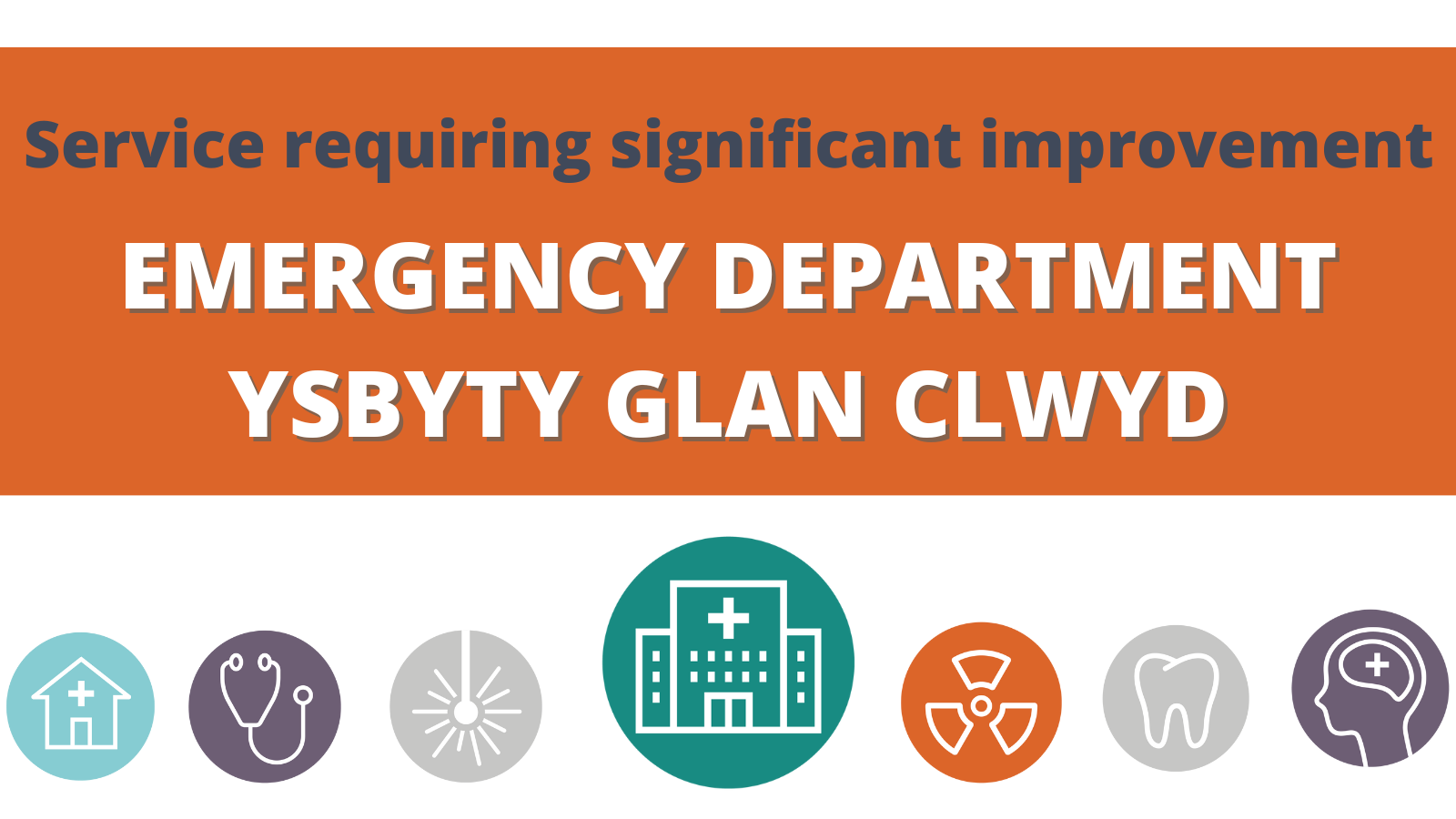 Service requiring significant improvement - Ysbyty Glan Clwyd, Emergency Department