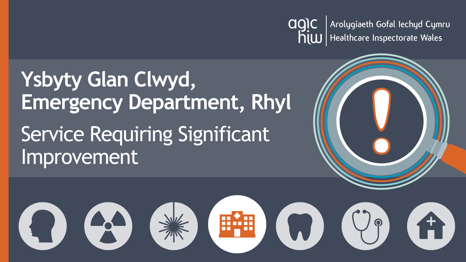 Ysbyty Glan Clwyd, Emergency Department, Rhyl Service Requiring Significant Improvement