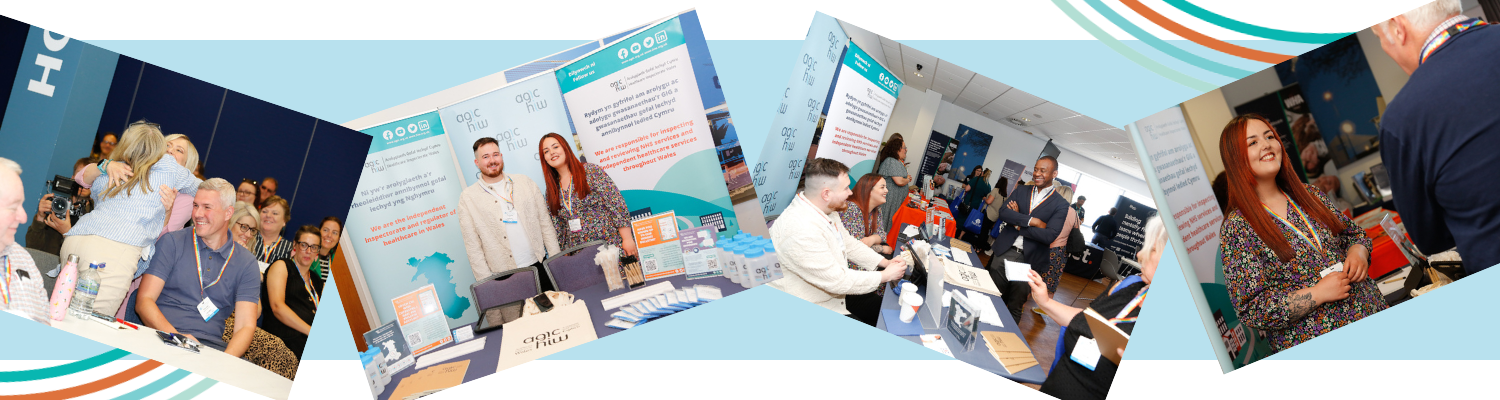 Selection of photographs of delegates at the Mental Health and Wellbeing Show 2025